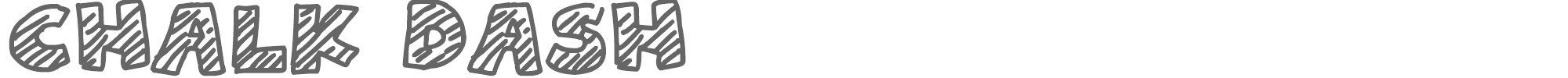 Chalk Dash Chalk Dash.ttf font preview